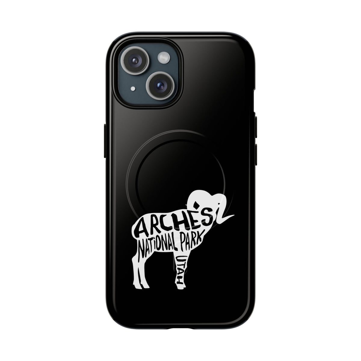 Arches National Park iPhone Case with MagSafe - Bighorn Sheep Design