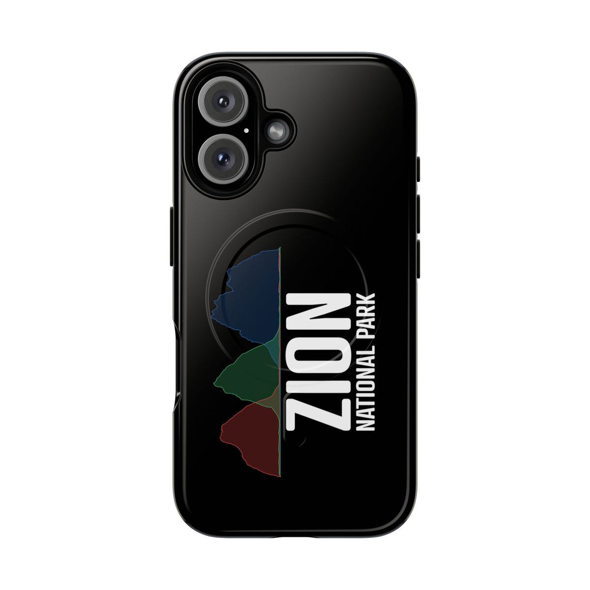 Zion National Park iPhone Case with MagSafe - Histogram Design