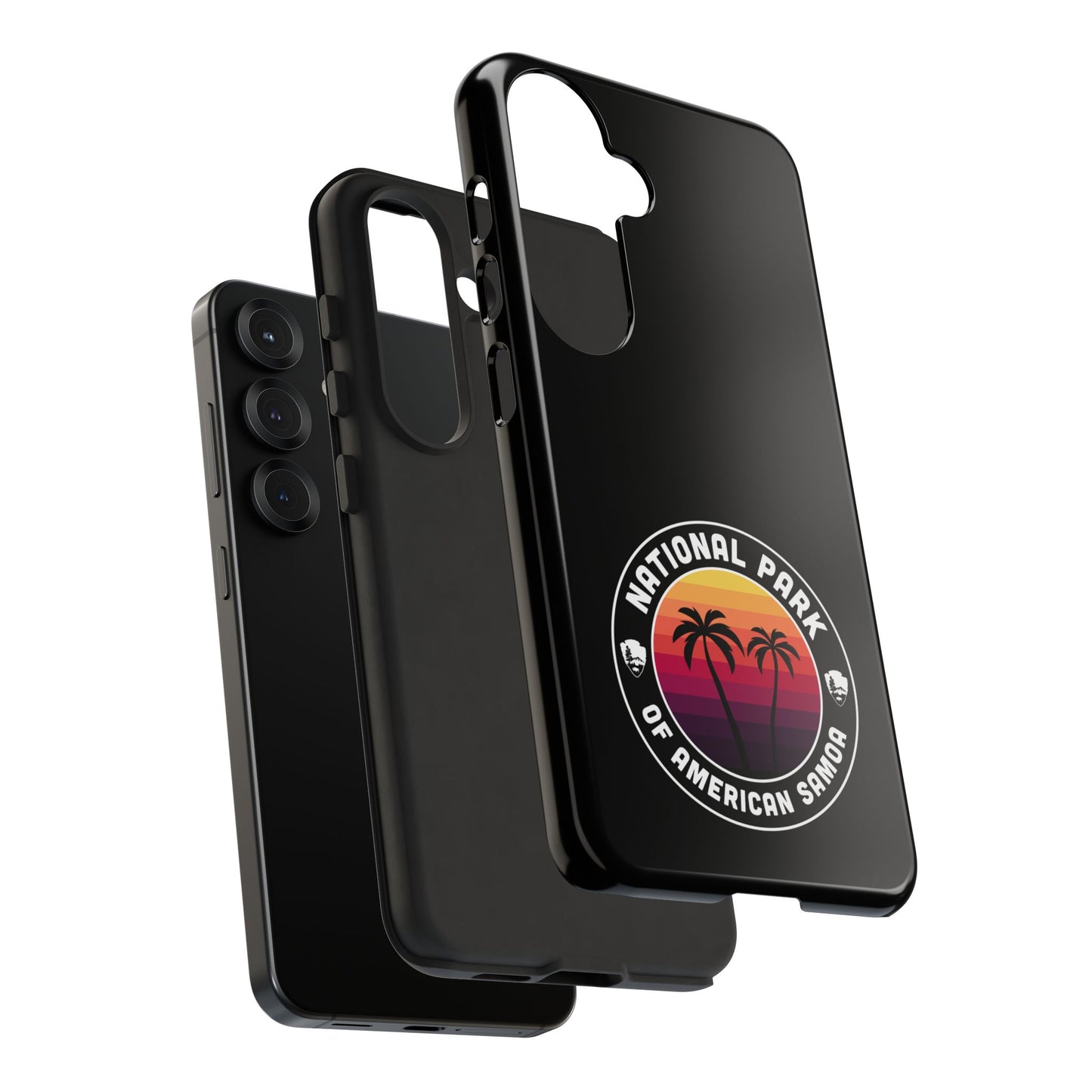 National Park of American Samoa Phone Case - Round Emblem Design