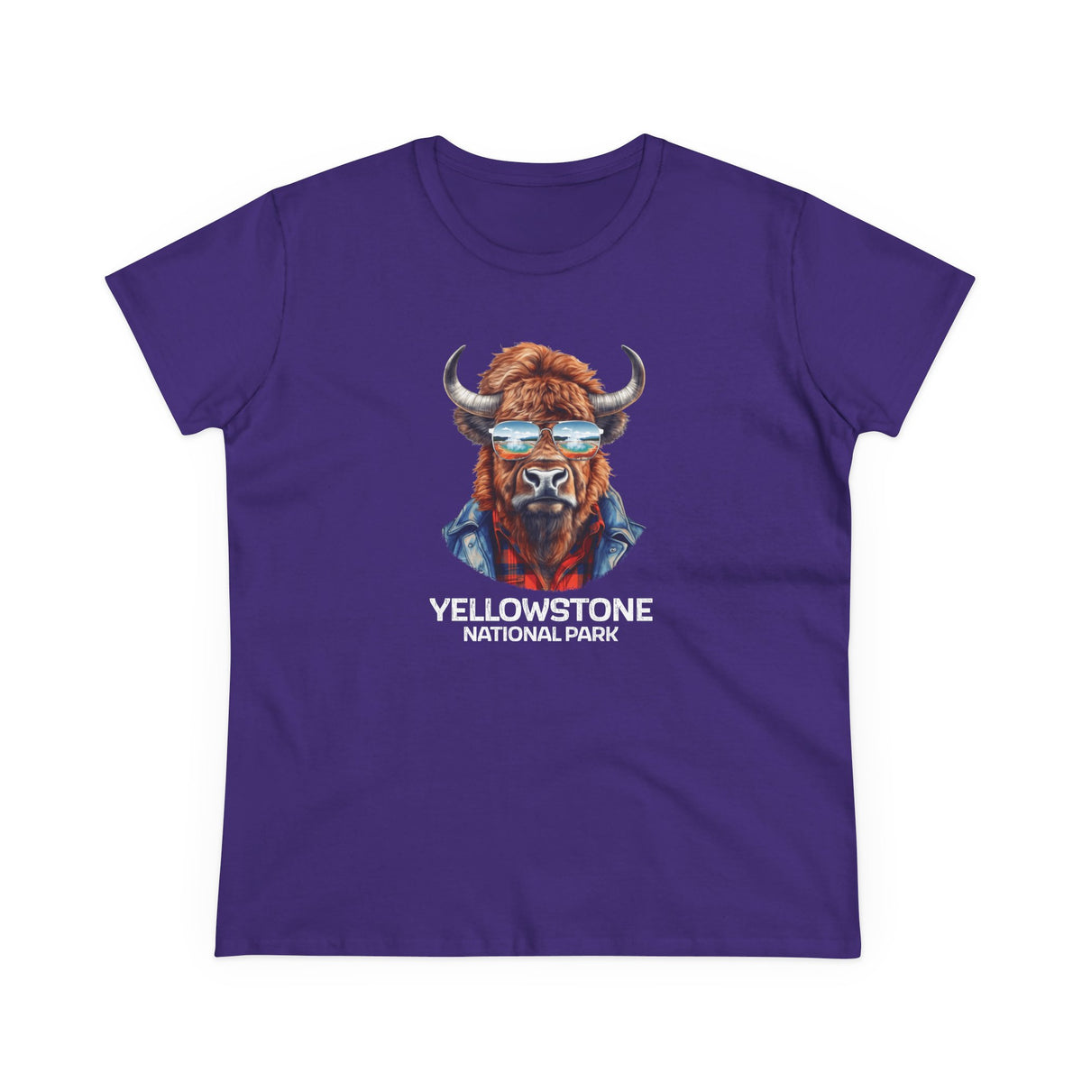 Yellowstone National Park Women's T-Shirt - Cool Bison