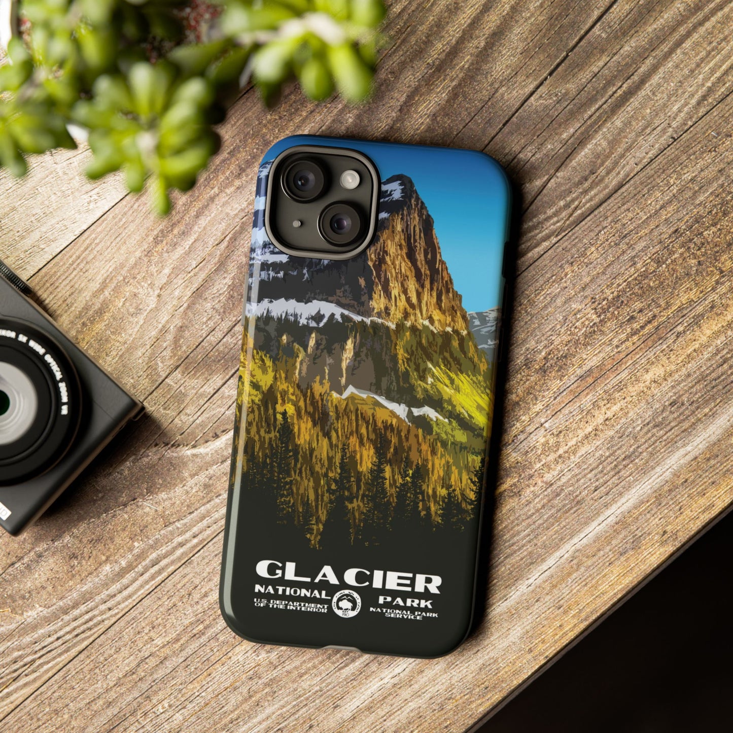 Glacier National Park Phone Case - WPA Style