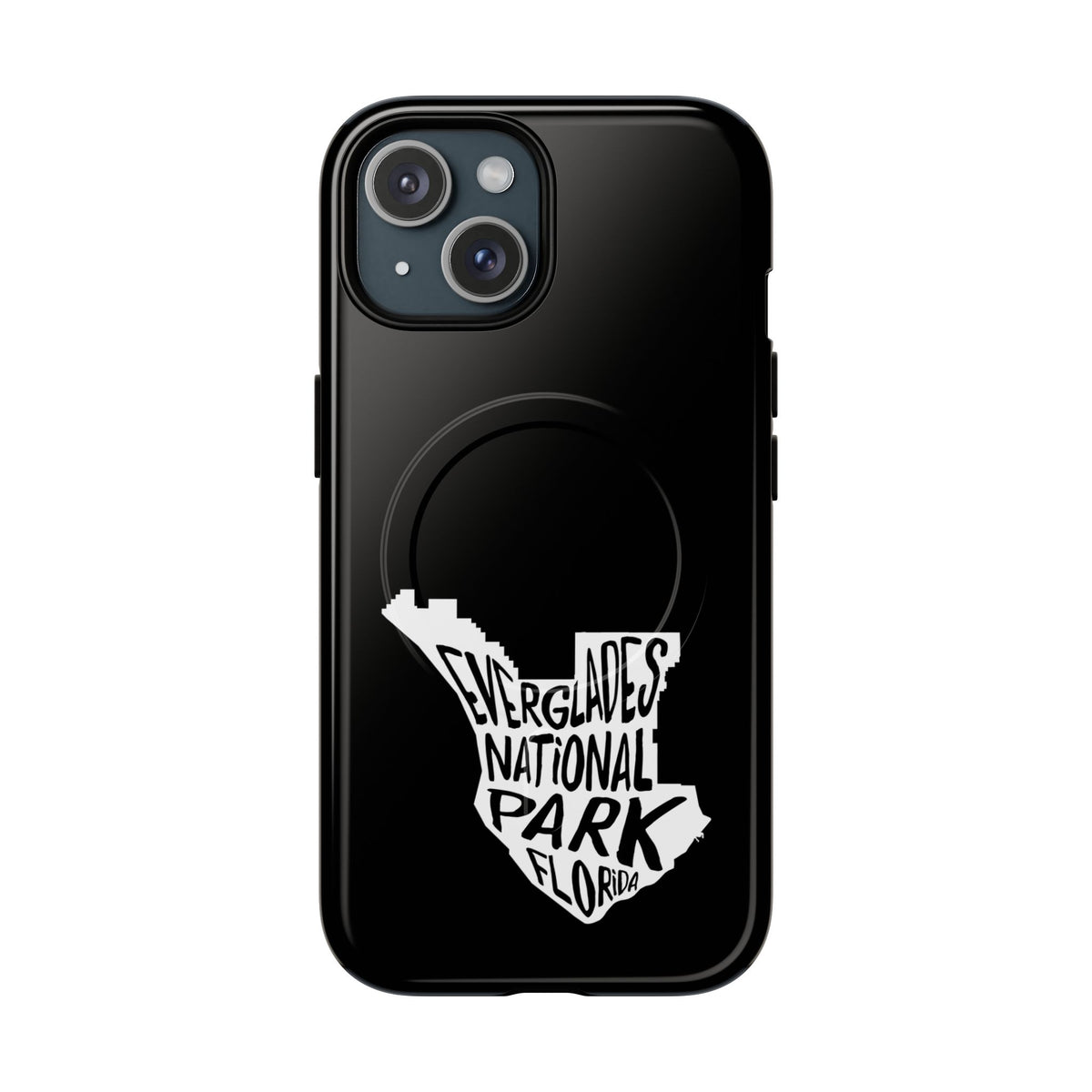 Everglades National Park iPhone Case with MagSafe - Map Design