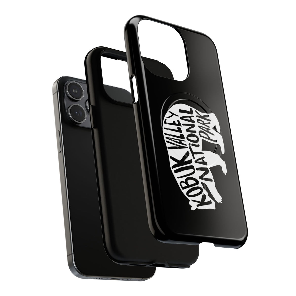 Kobuk Valley National Park iPhone Case with MagSafe - Grizzly Bear Design
