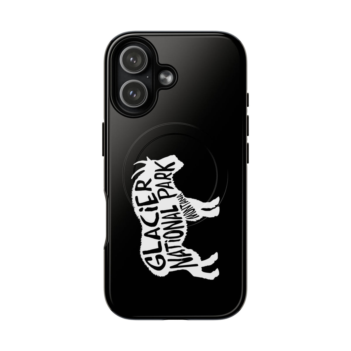 Glacier National Park iPhone Case with MagSafe - Mountain Goat Design
