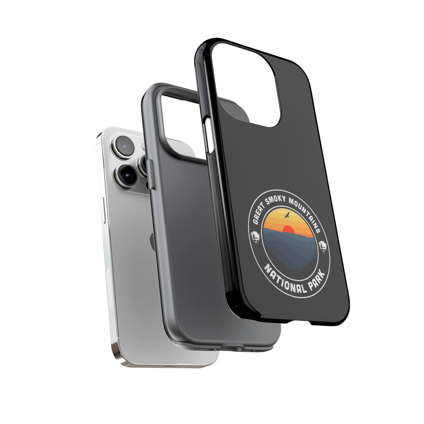 Great Smoky Mountains National Park Phone Case - Round Emblem Design