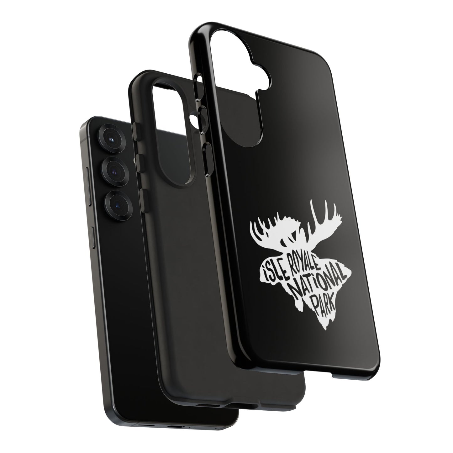 Isle Royale National Park Phone Case - Moose Design