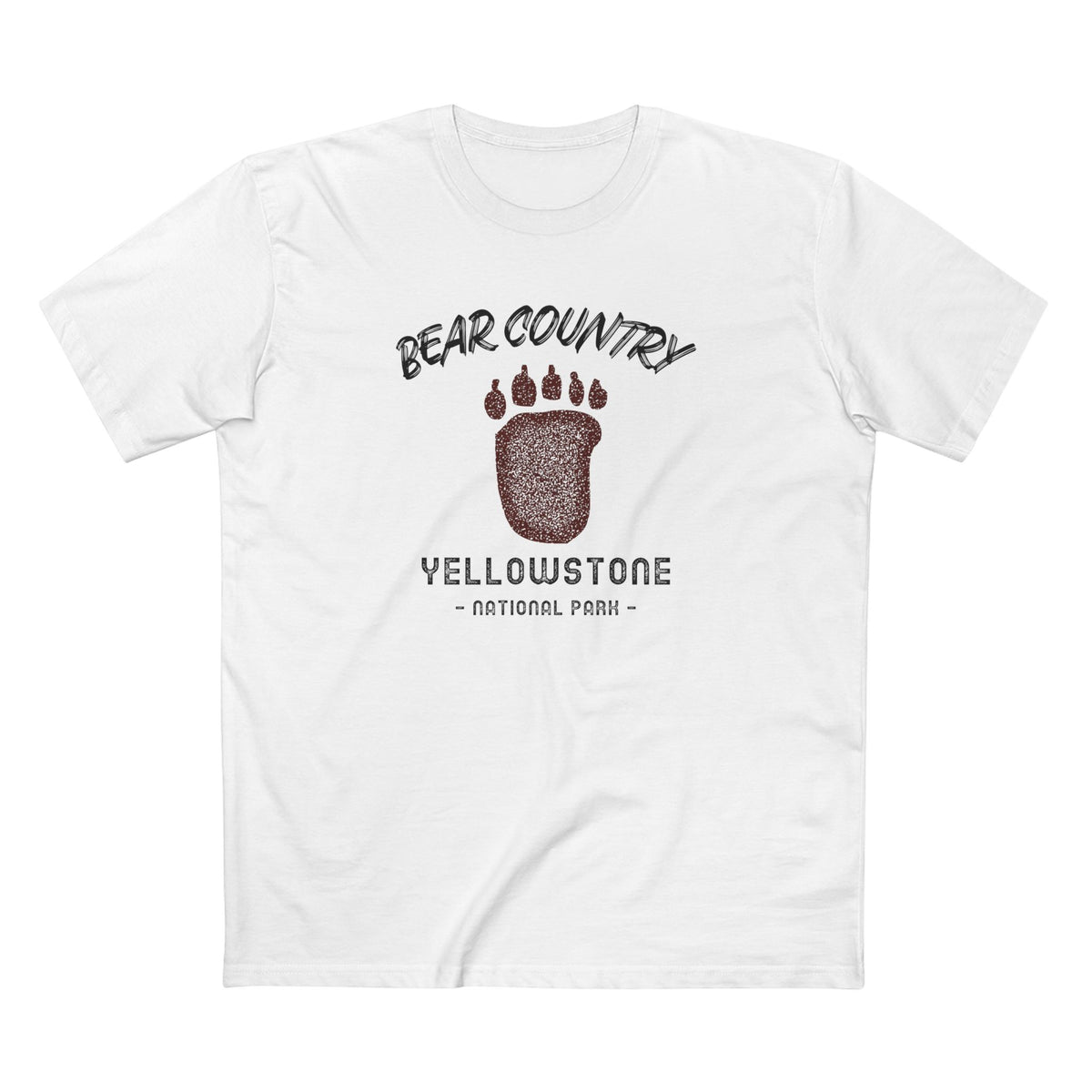 Yellowstone National Park T-Shirt - Bear Country in White