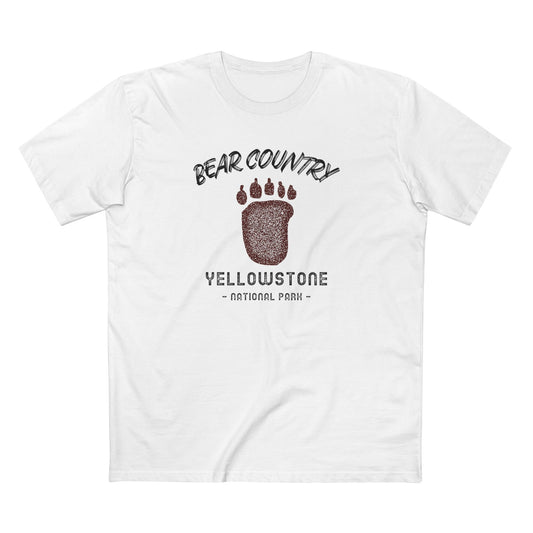 Yellowstone National Park T-Shirt - Bear Country in White