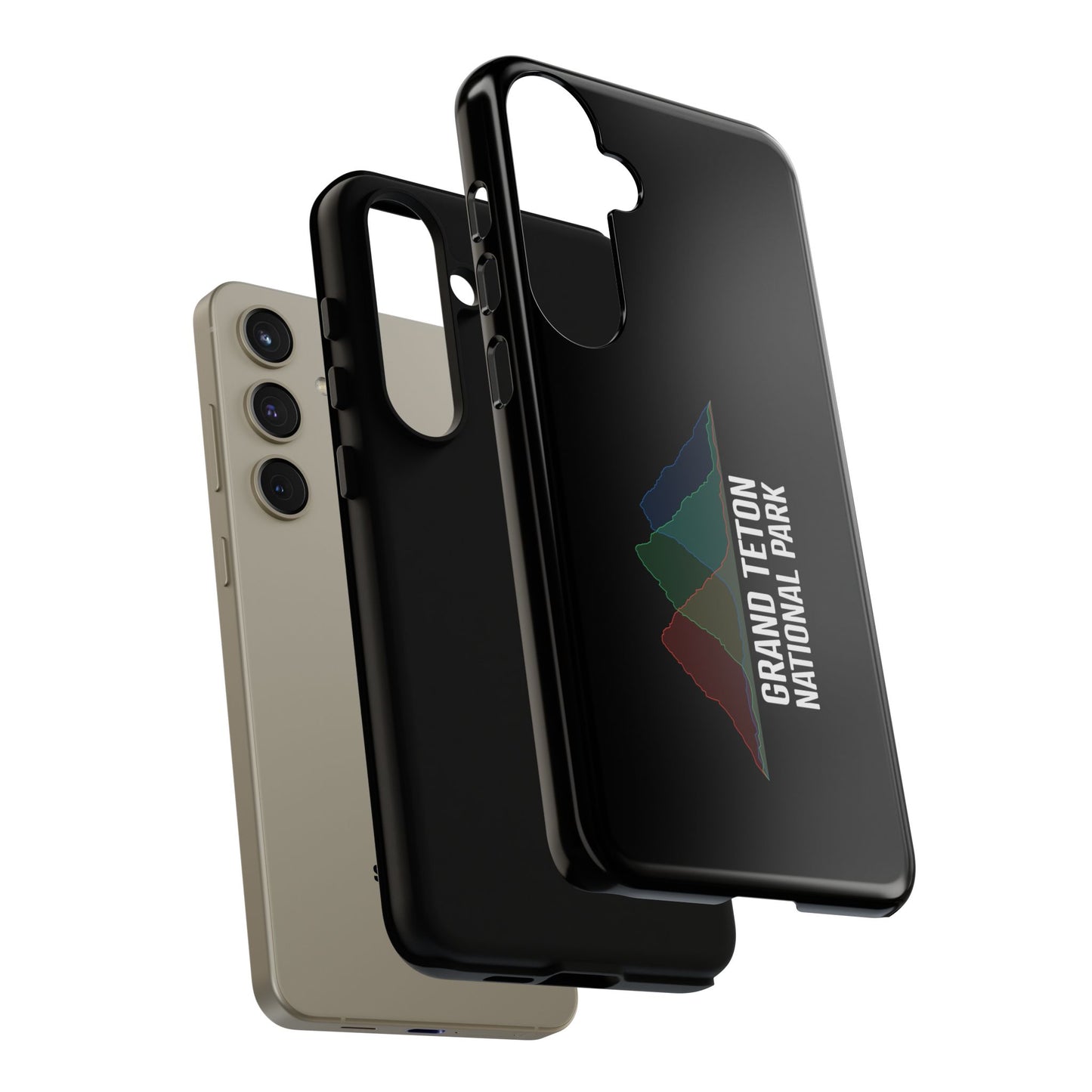 Grand Teton National Park Phone Case - Histogram Design