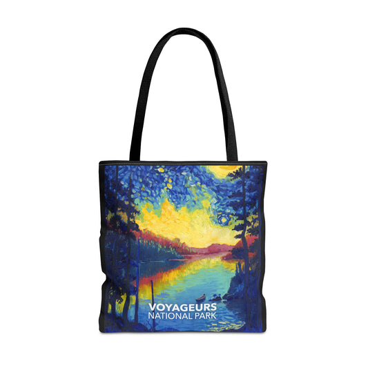 Voyageurs National Park Tote Bag - The Starry Night Large