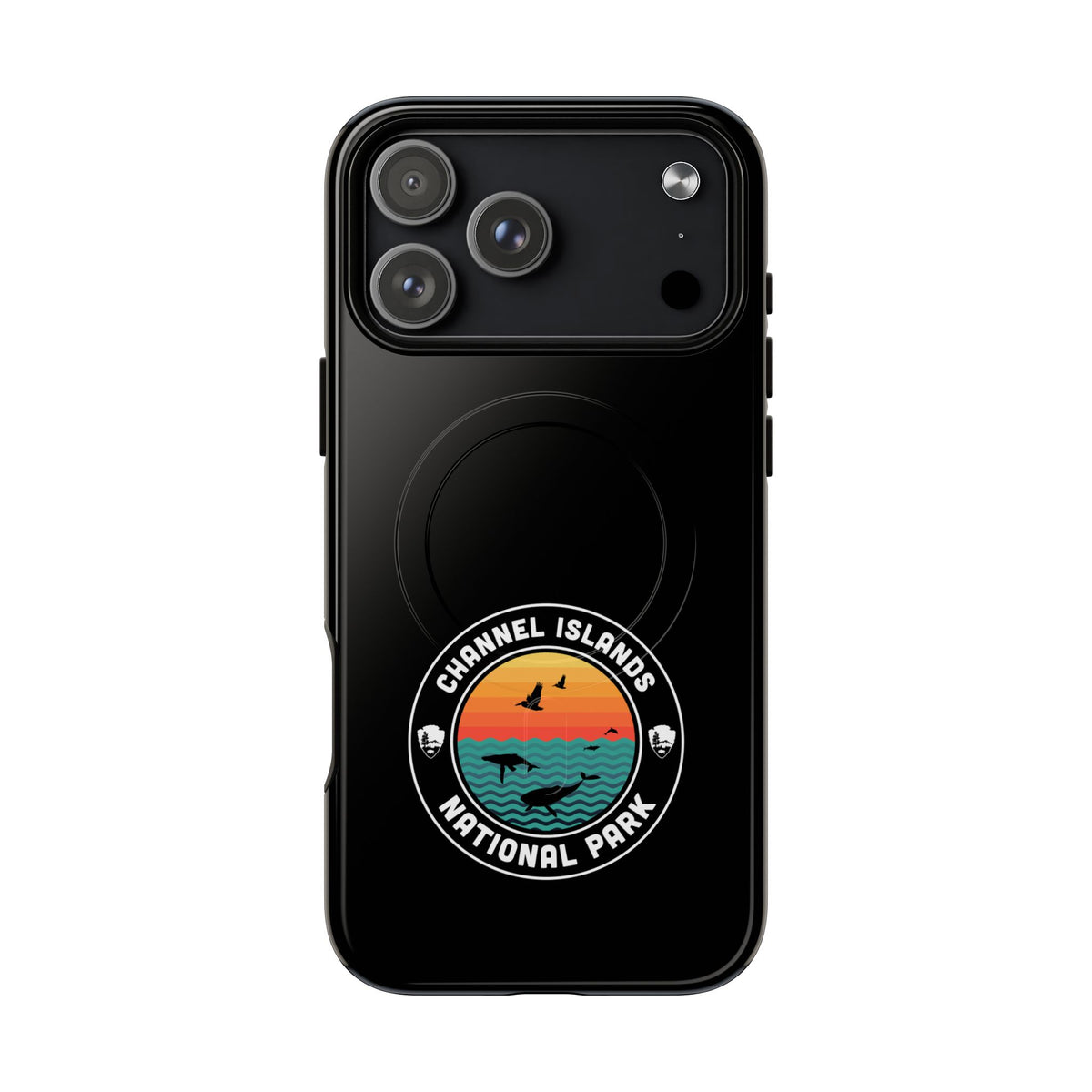Channel Islands National Park iPhone Case with MagSafe - Round Emblem Design