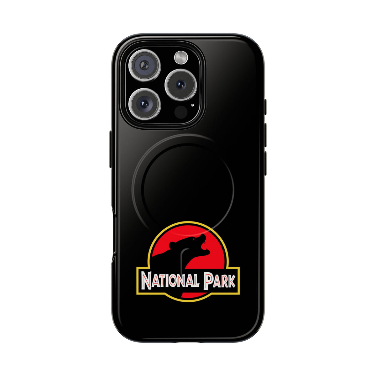 Bear National Park iPhone Case with MagSafe - Parody Logo