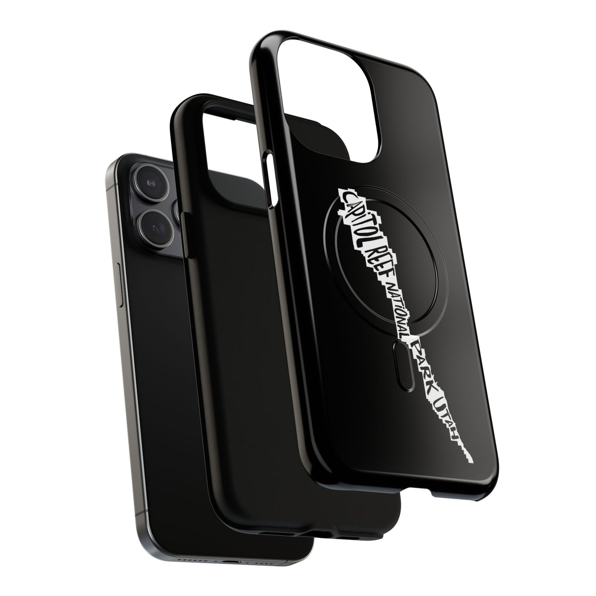 Capitol Reef National Park iPhone Case with MagSafe - Map Design