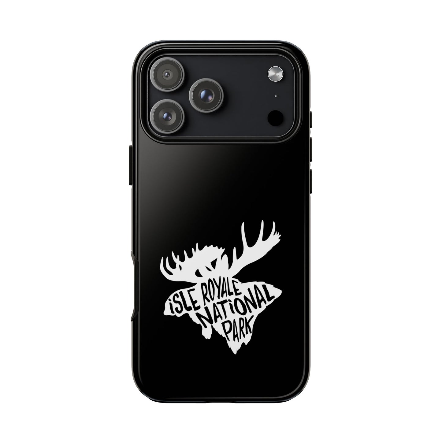 Isle Royale National Park Phone Case - Moose Design