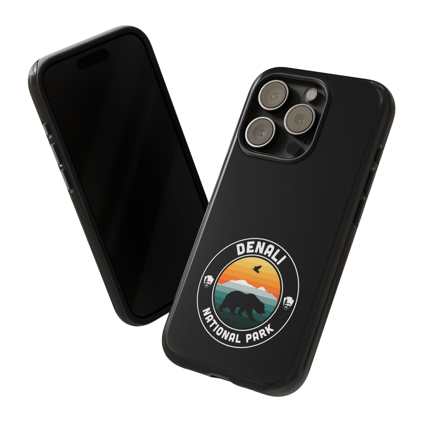 Denali National Park Phone Case - Round Emblem Design