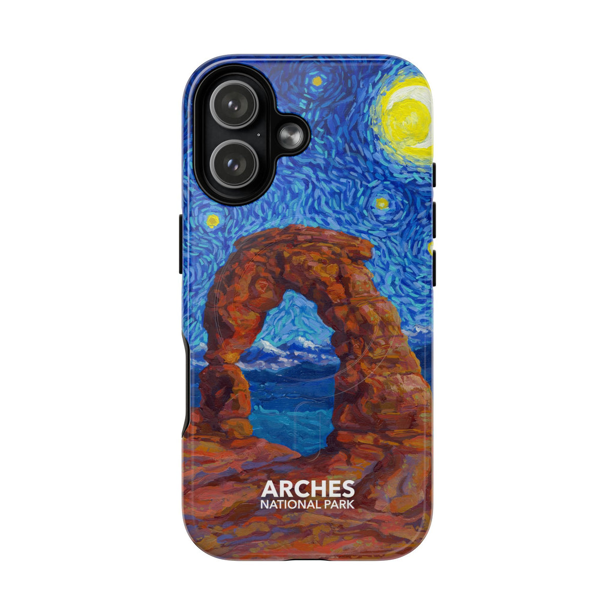 Arches National Park iPhone Case with MagSafe - Starry Night