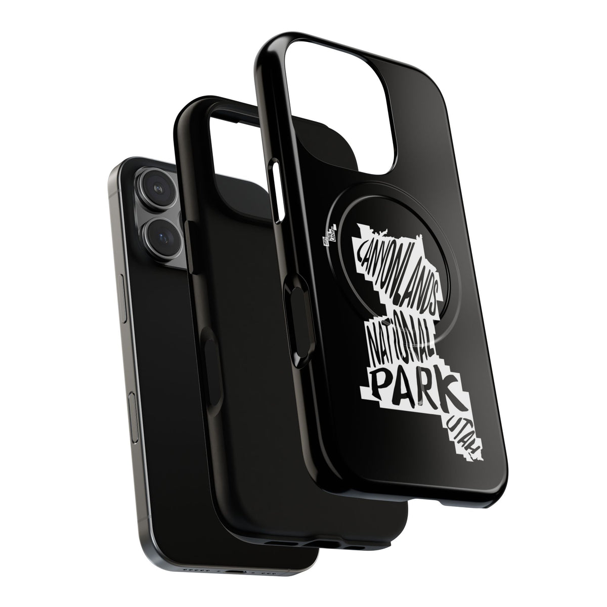 Canyonlands National Park iPhone Case with MagSafe - Map Design