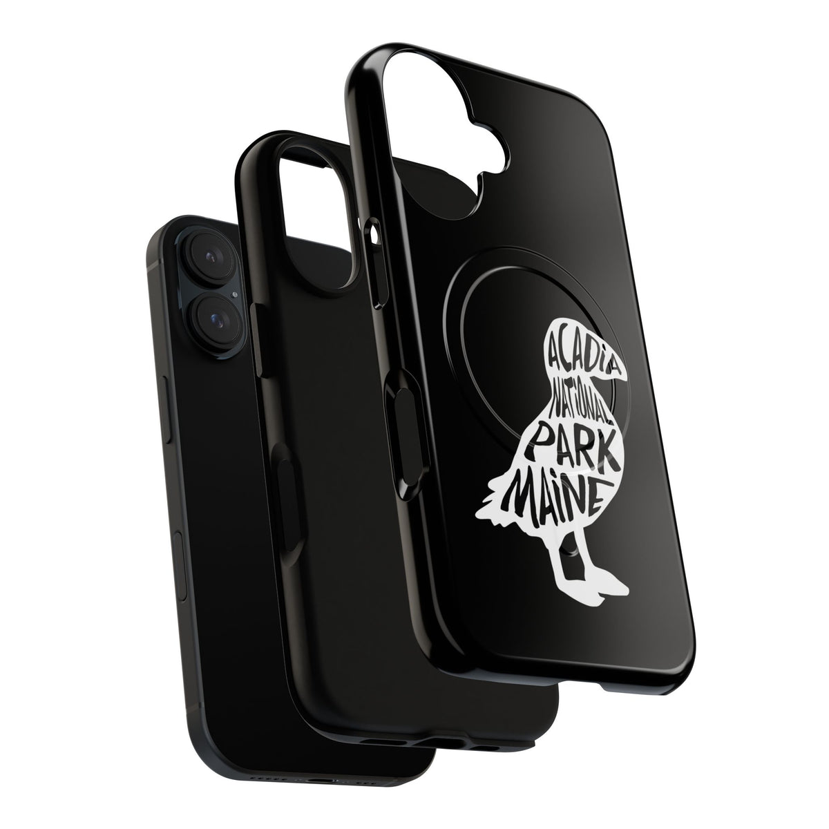 Acadia National Park iPhone Case with MagSafe - Puffin Design