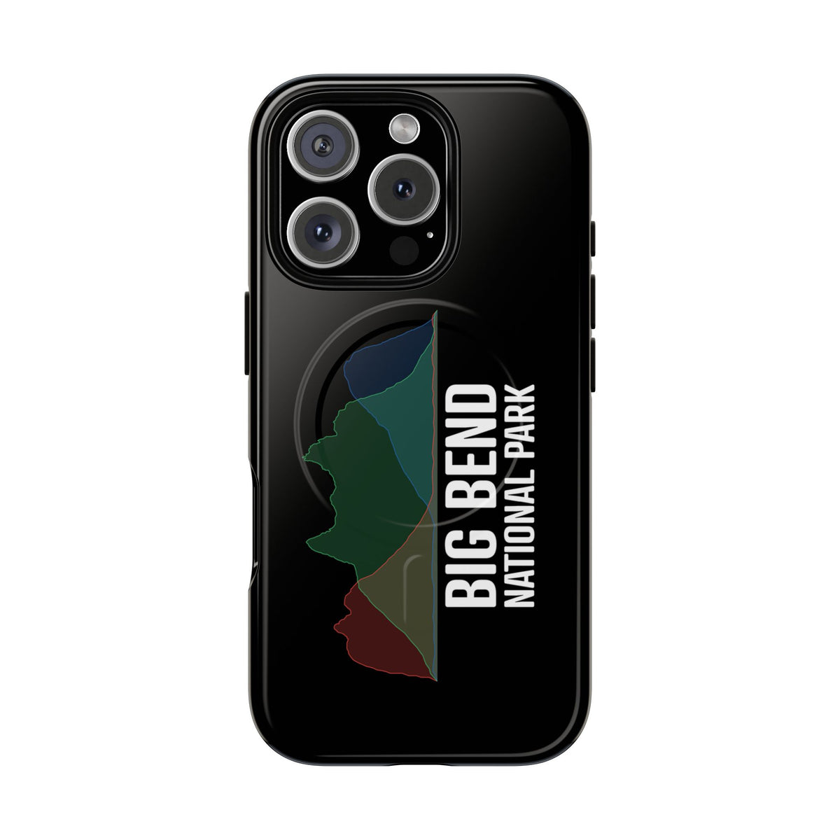Big Bend National Park iPhone Case with MagSafe - Histogram Design