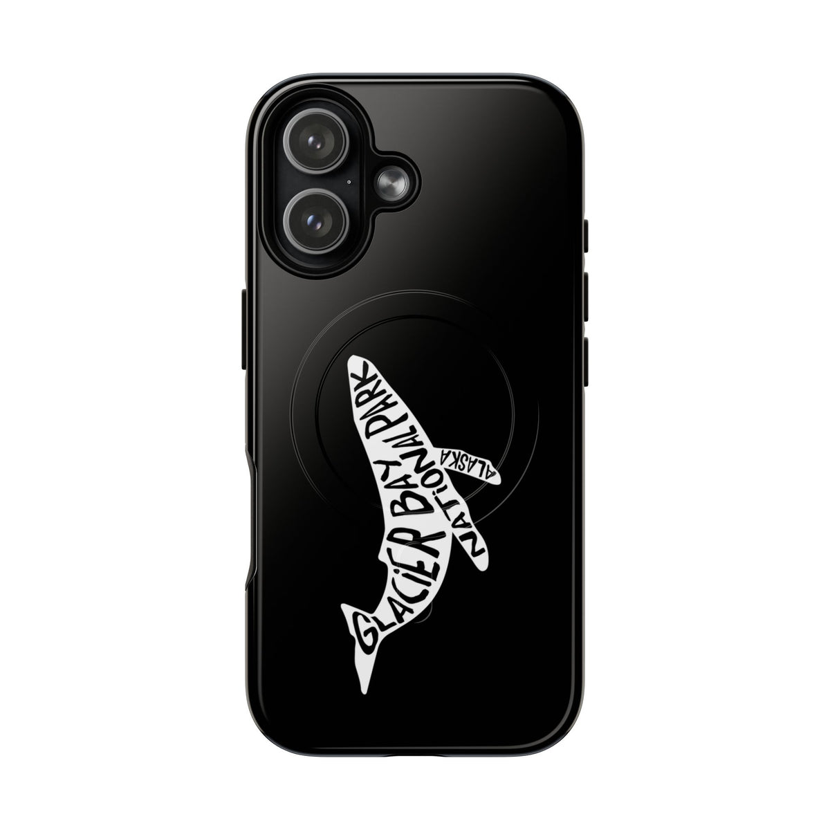 Glacier Bay National Park iPhone Case with MagSafe - Humpback Whale Design