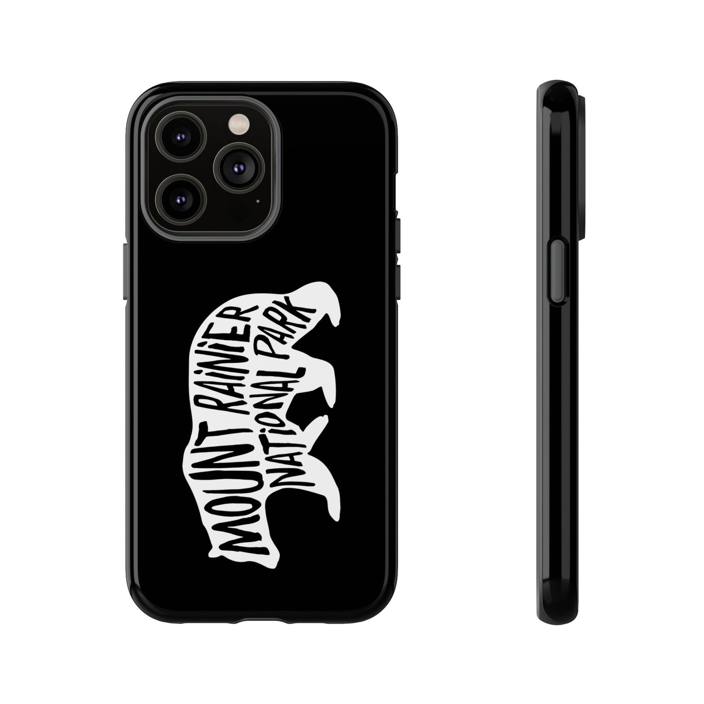 Mount Rainier National Park Phone Case - Black Bear Design
