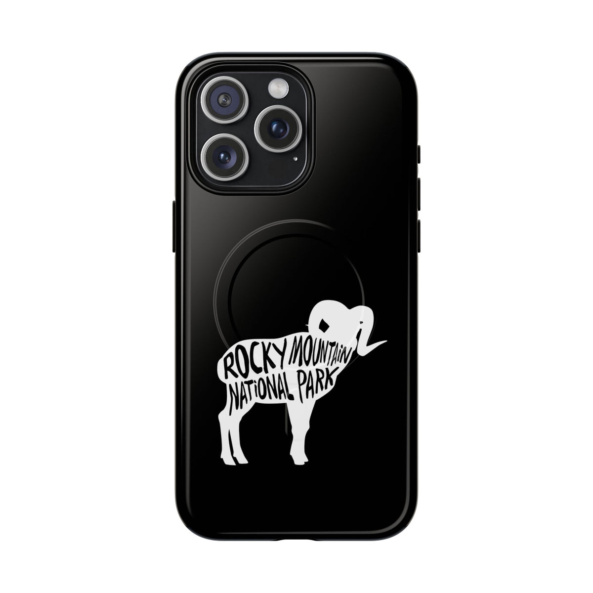 Rocky Mountain National Park iPhone Case with MagSafe - Bighorn Sheep Design