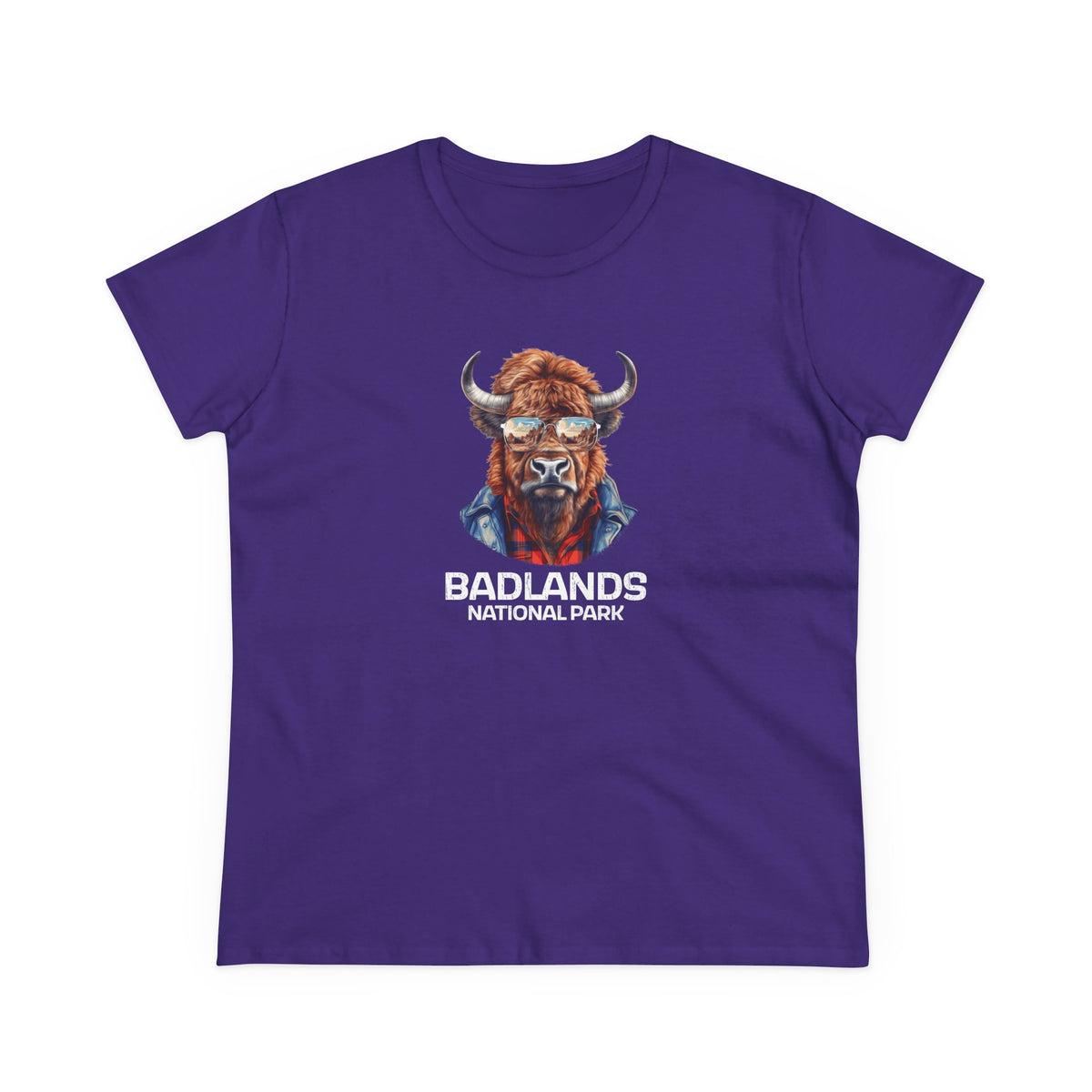 Badlands National Park Women's T-Shirt - Cool Bison