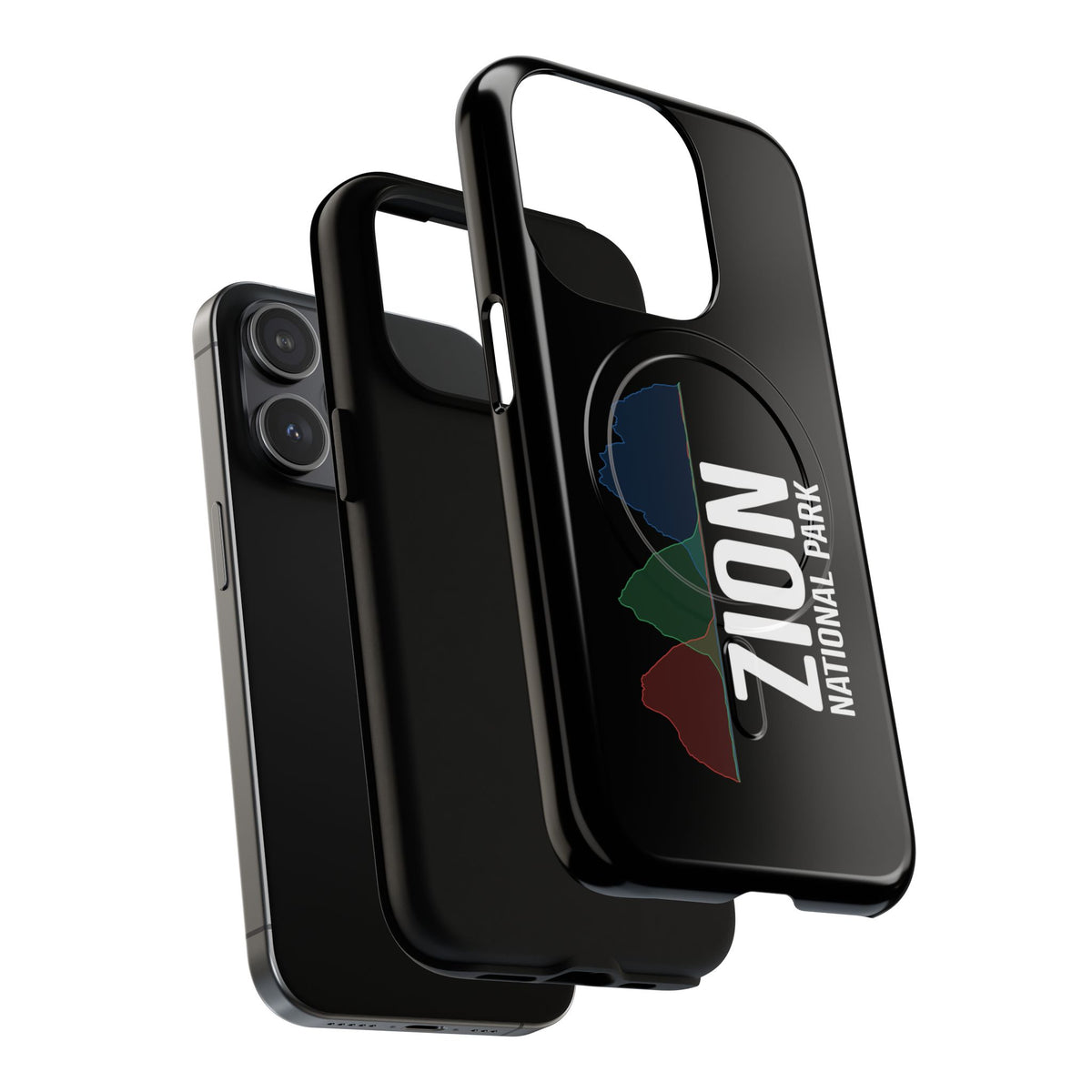 Zion National Park iPhone Case with MagSafe - Histogram Design
