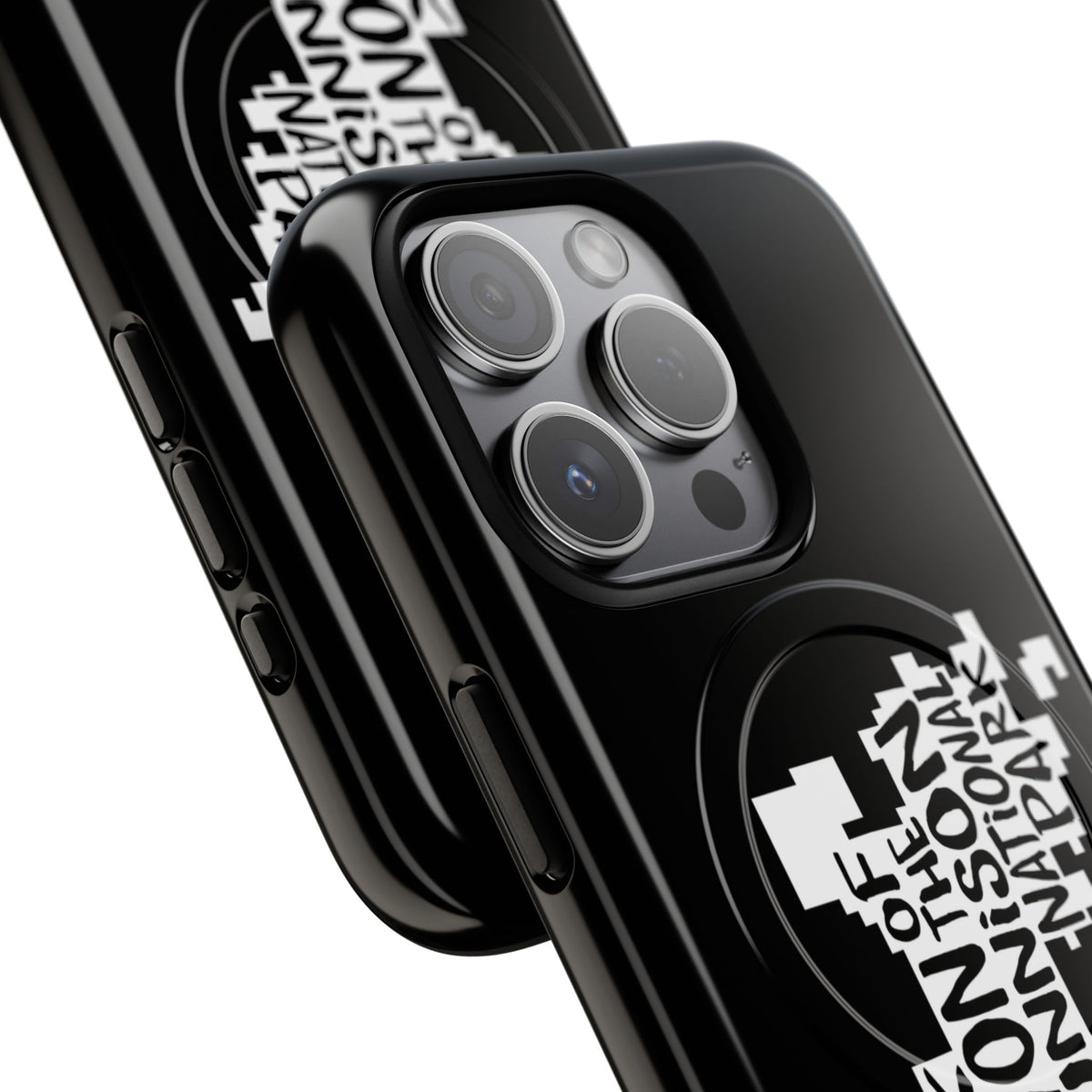 Black Canyon of the Gunnison National Park iPhone Case with MagSafe - Map Design