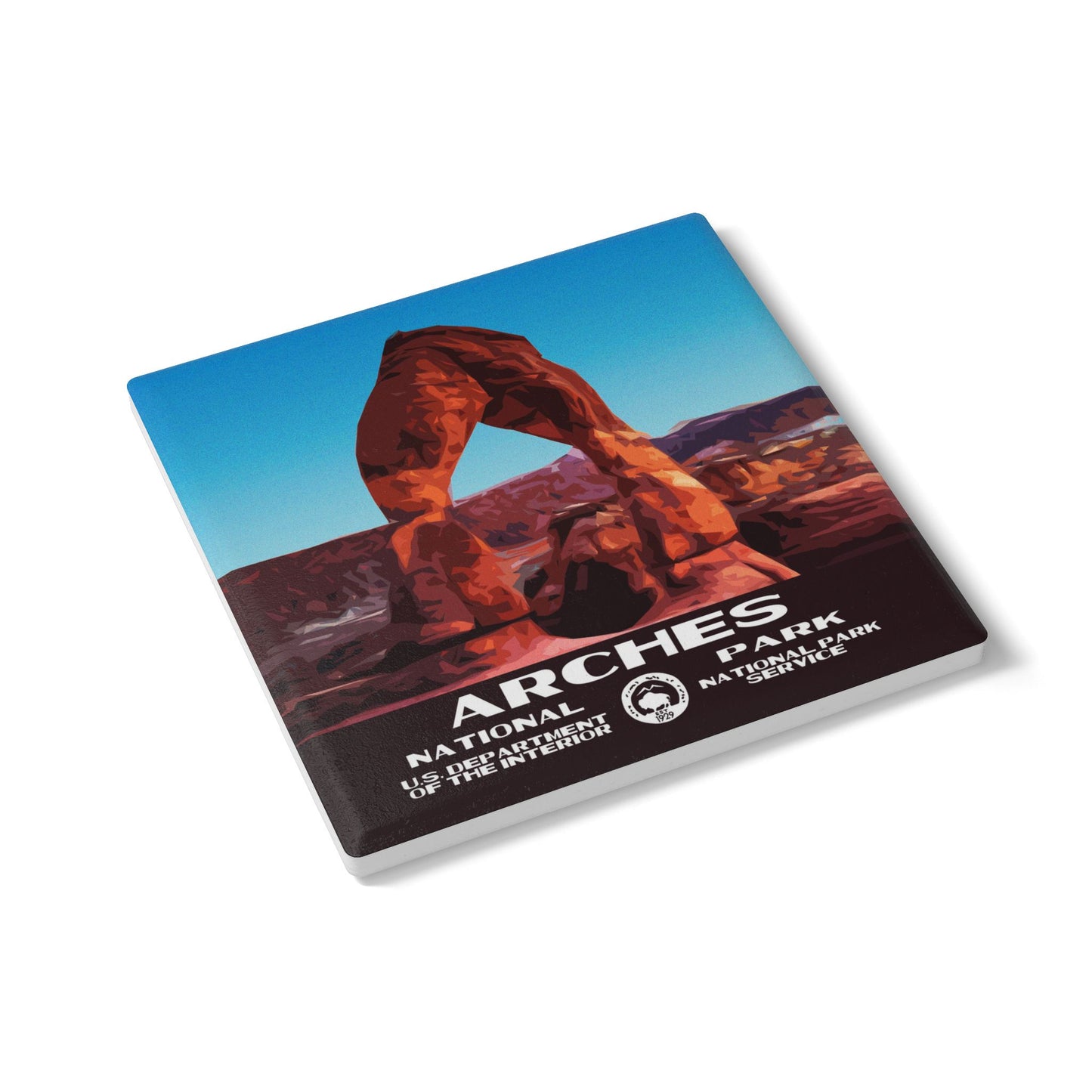 Arches National Park Coaster - Delicate Arch WPA
