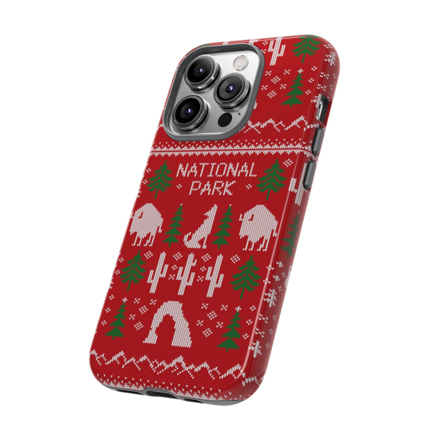 National Park Phone Case - Fair Isle Pattern