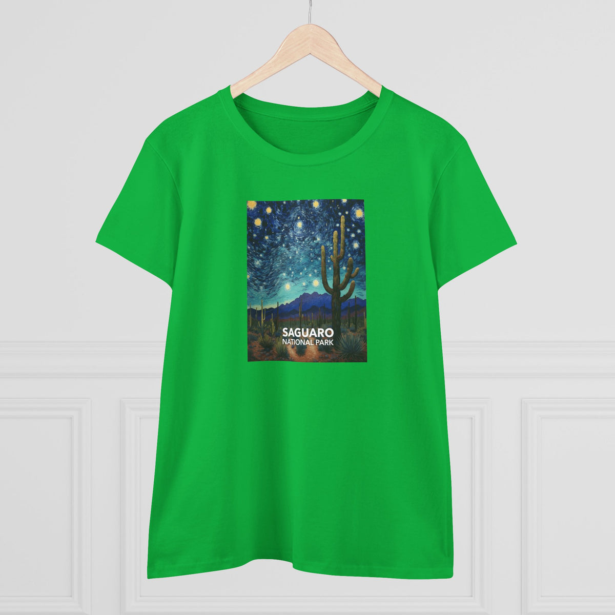 Saguaro National Park Women's T-Shirt - Starry Night