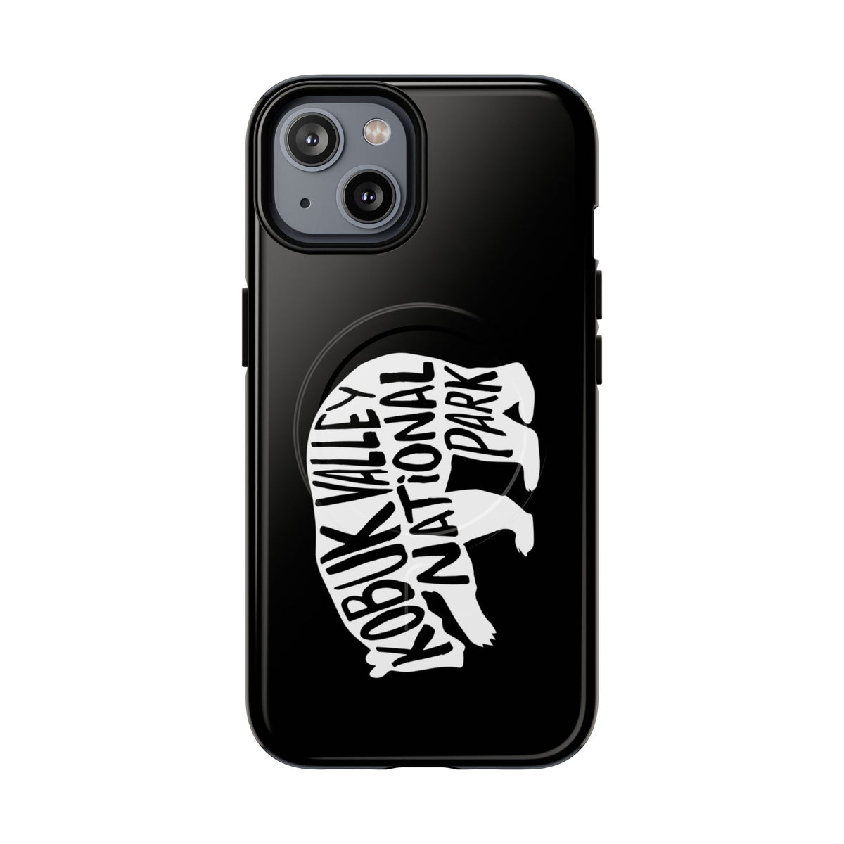 Kobuk Valley National Park iPhone Case with MagSafe - Grizzly Bear Design