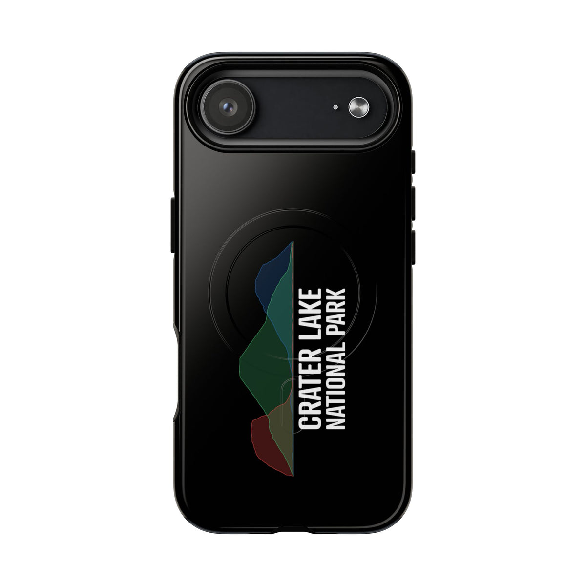 Crater Lake National Park iPhone Case with MagSafe - Histogram Design