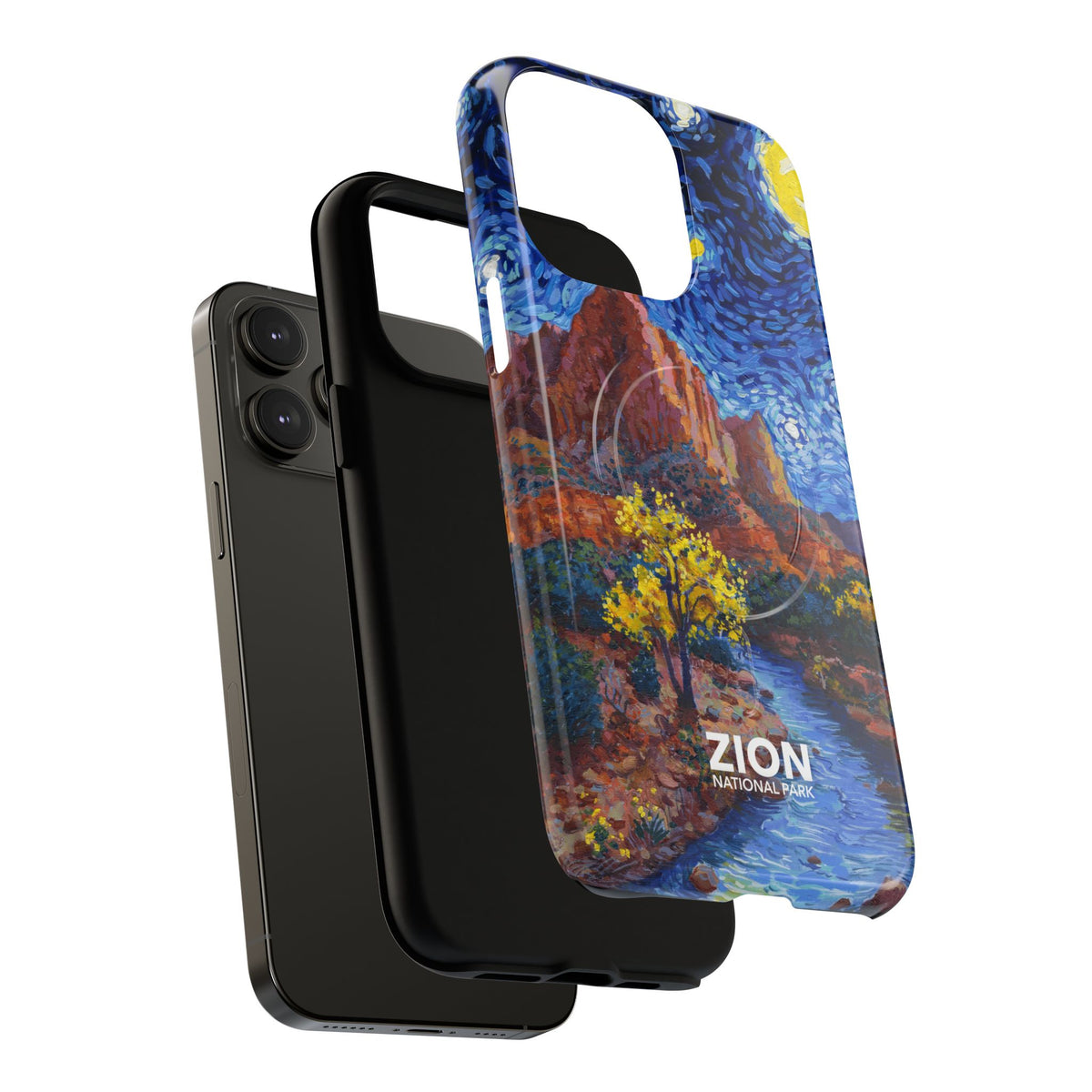 Zion National Park iPhone Case with MagSafe - Starry Night