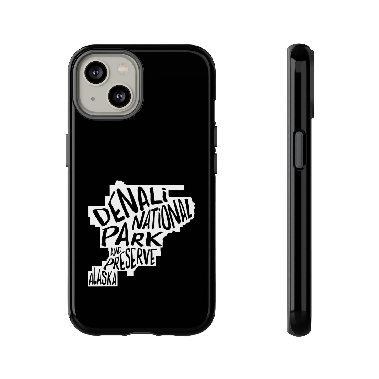 Denali National Park Phone Case - Map Design
