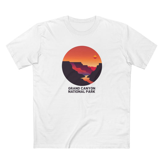 Grand Canyon National Park T-Shirt - Circular Logo in White