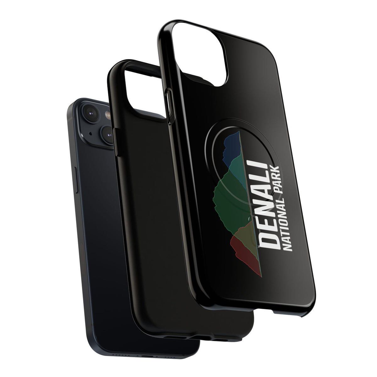 Denali National Park iPhone Case with MagSafe - Histogram Design