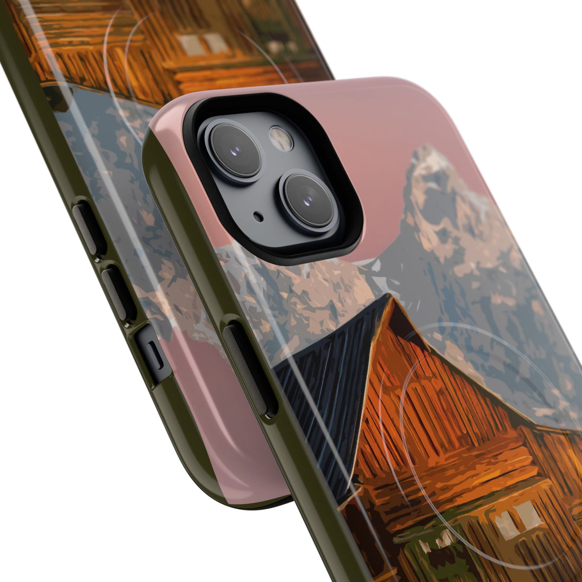 Grand Teton National Park iPhone Case with MagSafe - Moulton Barn