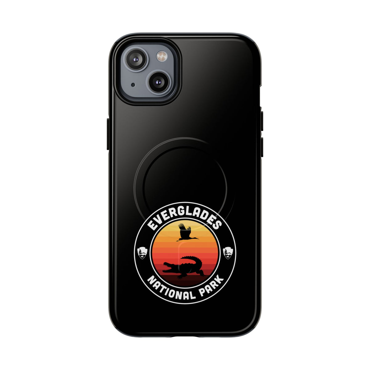 Everglades National Park iPhone Case with MagSafe - Round Emblem Design