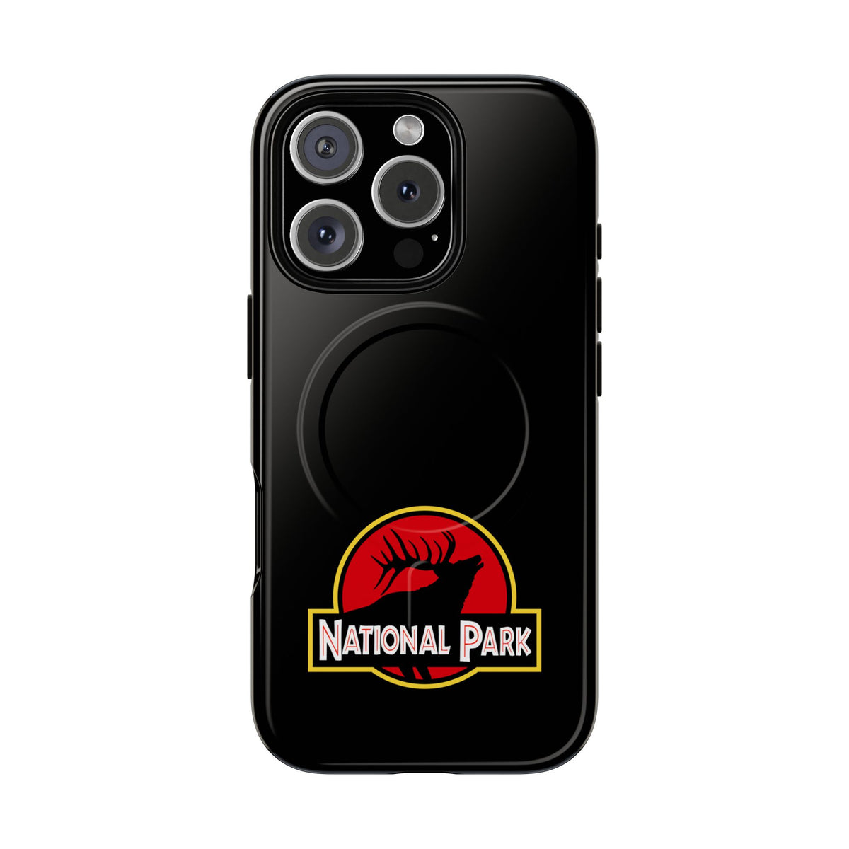 Elk National Park iPhone Case with MagSafe - Parody Logo