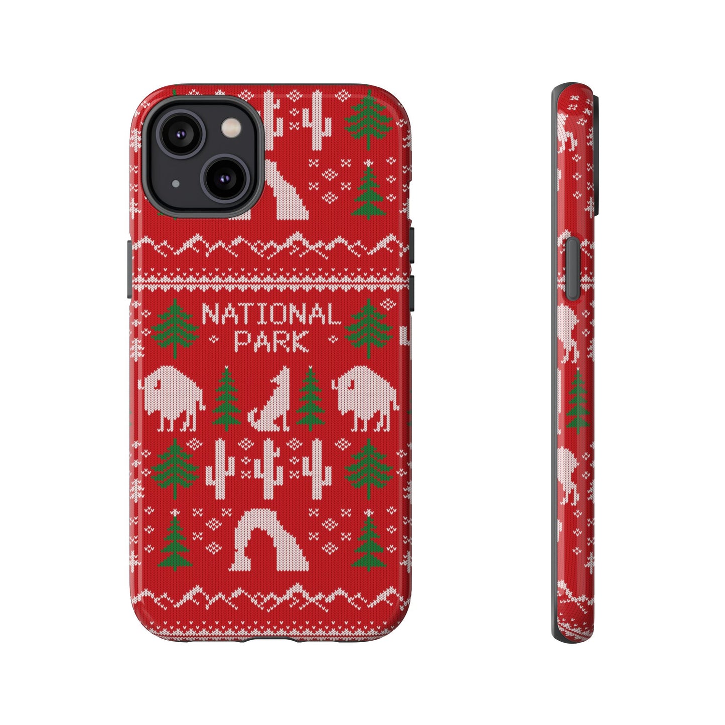 National Park Phone Case - Fair Isle Pattern