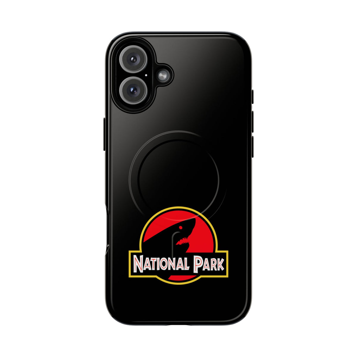 Shark National Park iPhone Case with MagSafe - Parody Logo