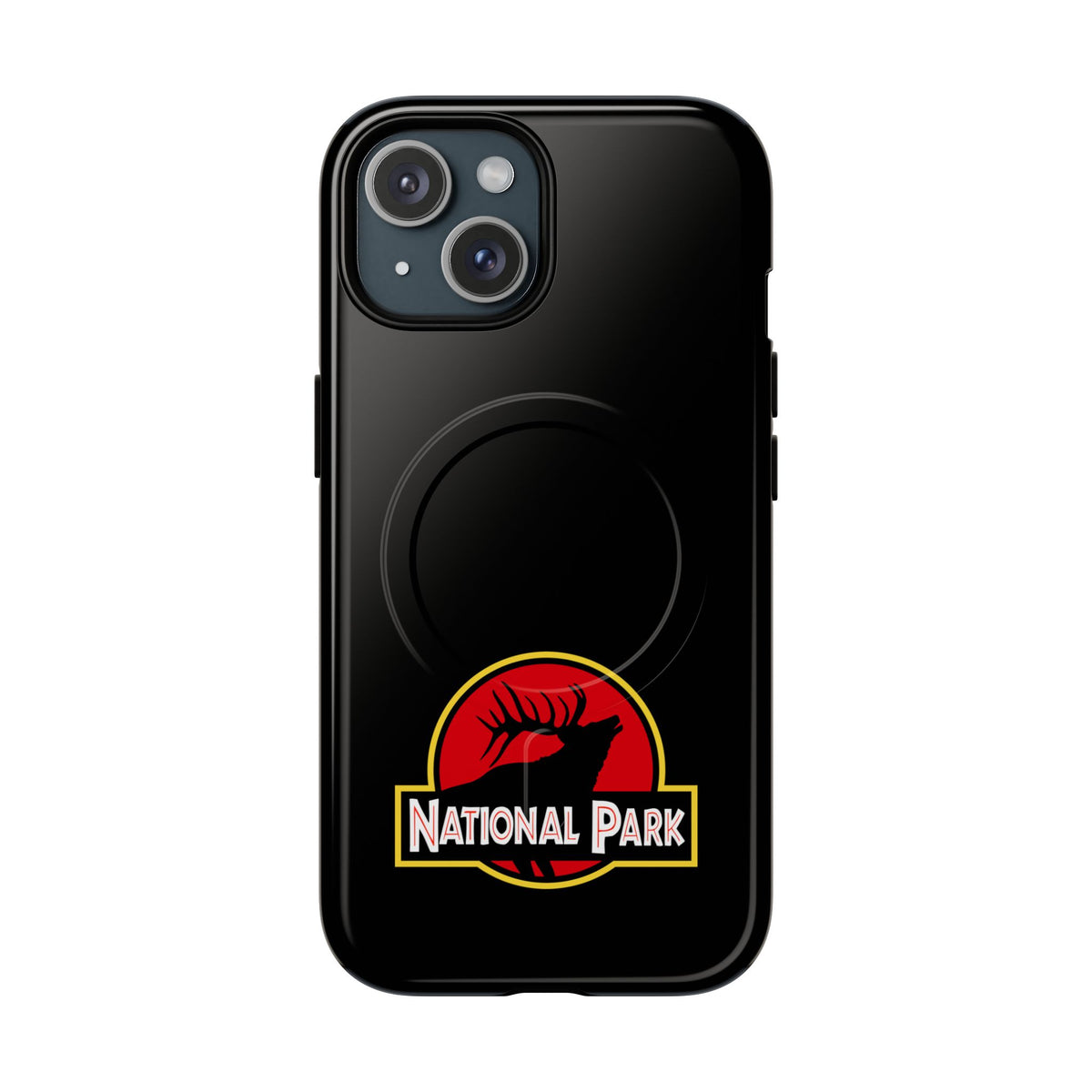 Elk National Park iPhone Case with MagSafe - Parody Logo