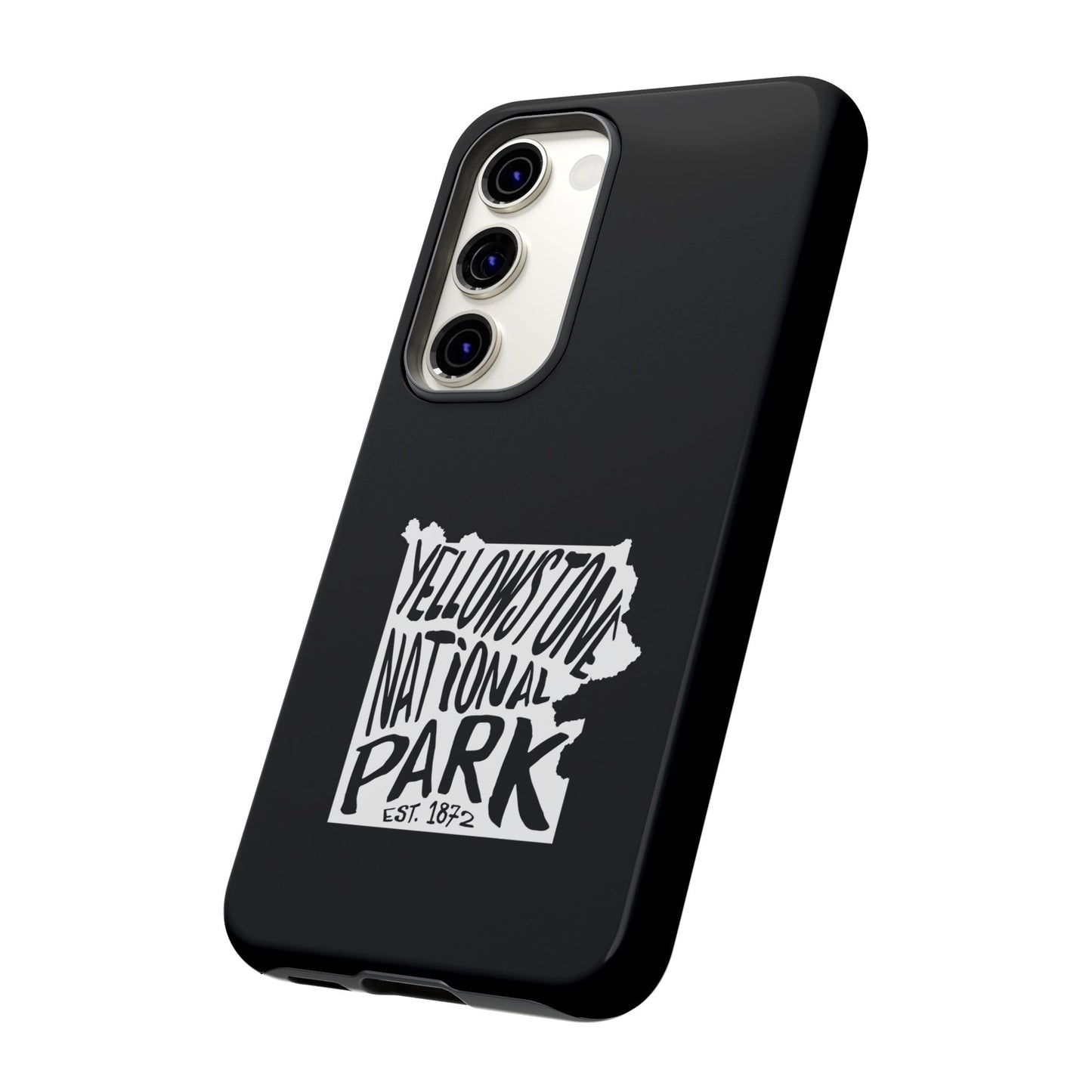 Yellowstone National Park Phone Case - Map Design