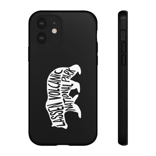 Lassen Volcanic National Park Phone Case - Black Bear Design