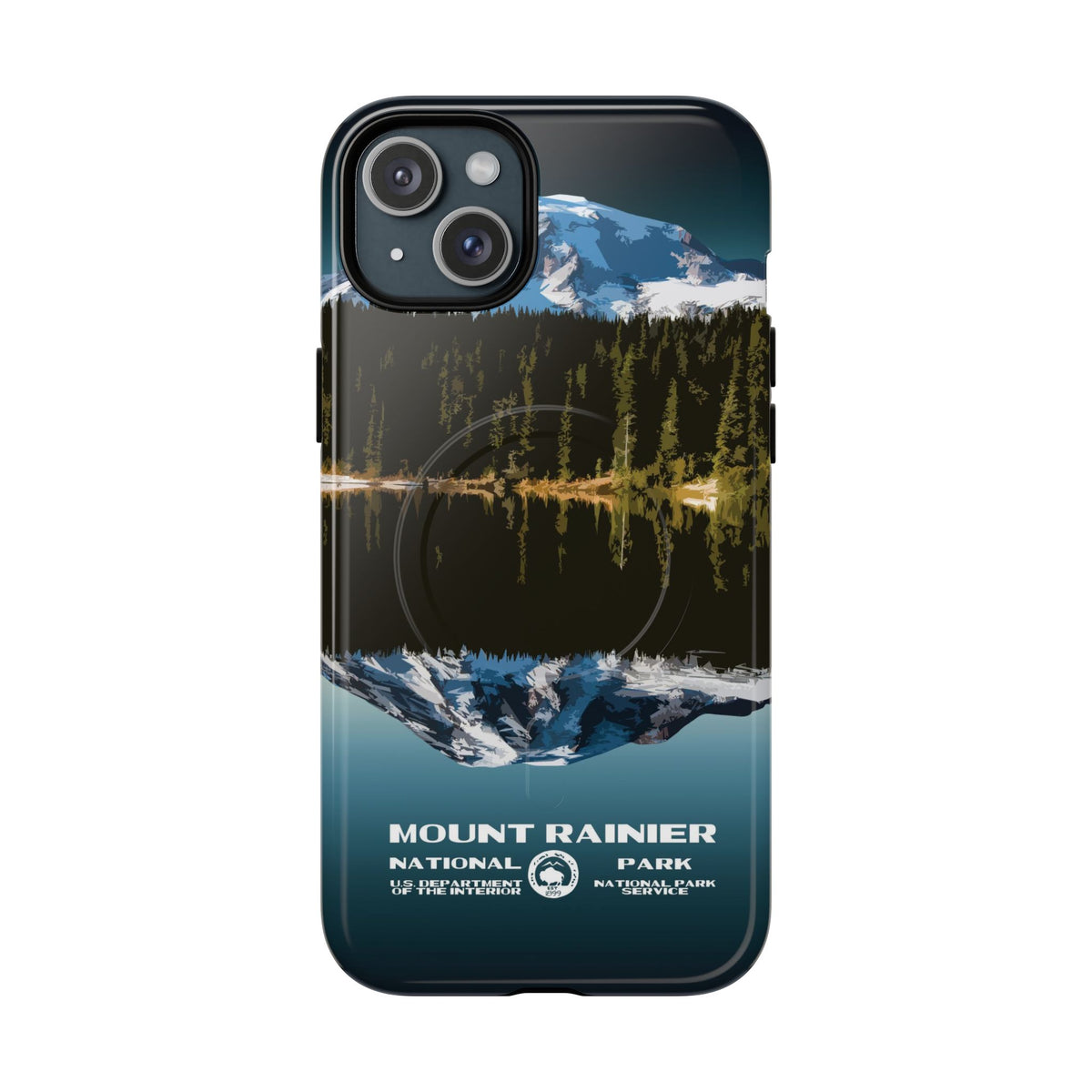 Mount Rainier National Park iPhone Case with MagSafe - WPA Design