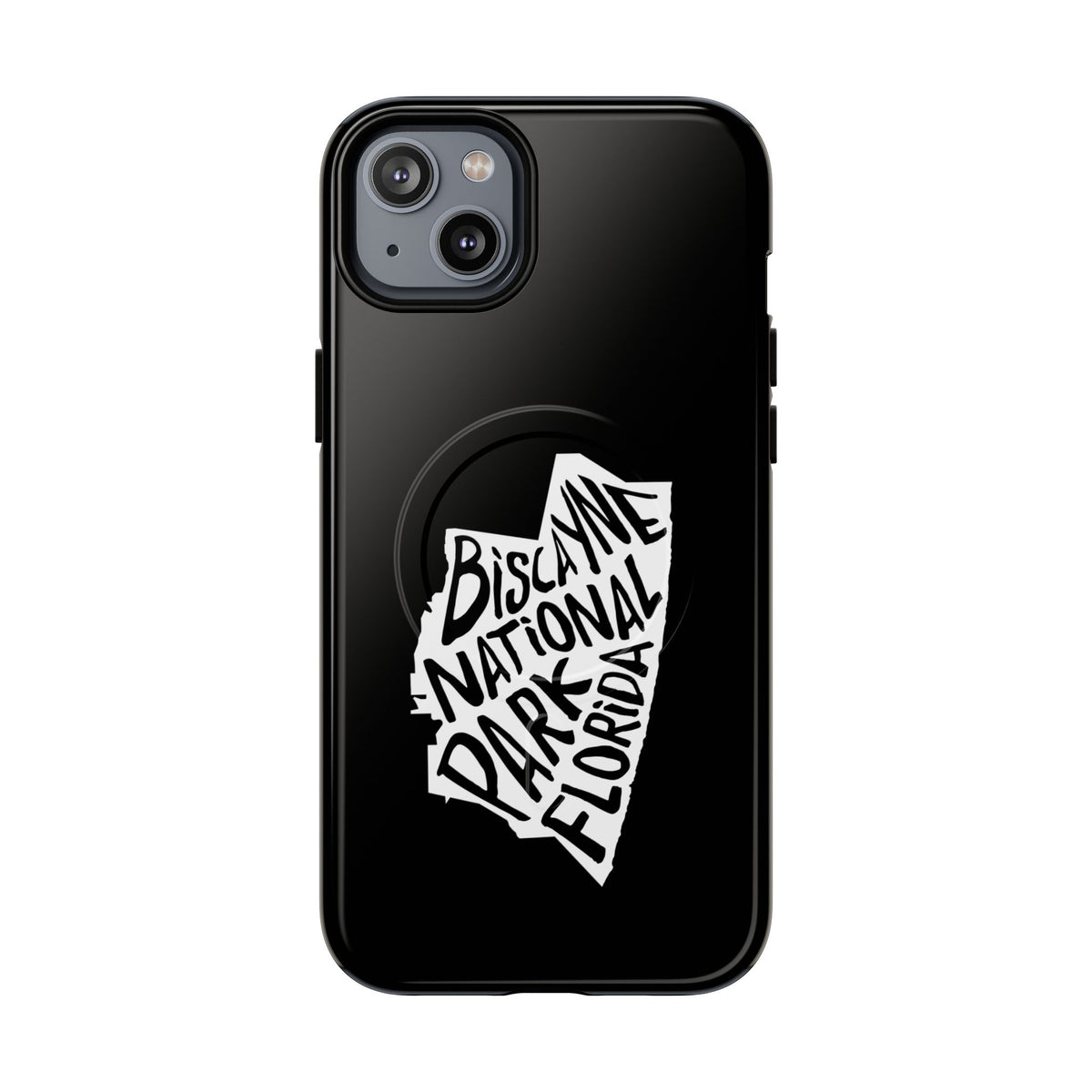 Biscayne National Park iPhone Case with MagSafe - Map Design