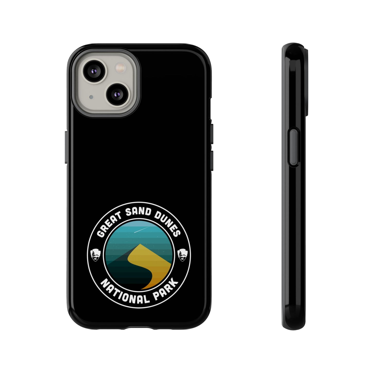 Great Sand Dunes National Park Phone Case - Round Emblem Design