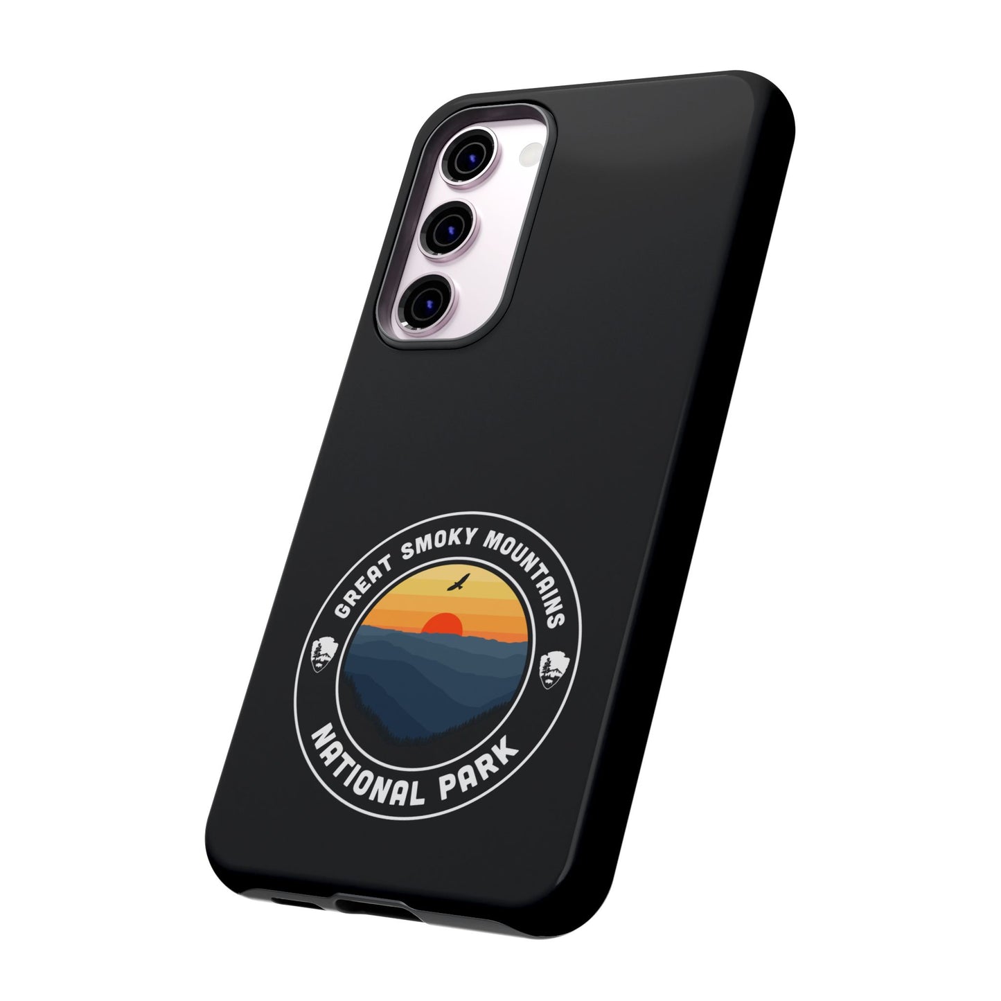 Great Smoky Mountains National Park Phone Case - Round Emblem Design